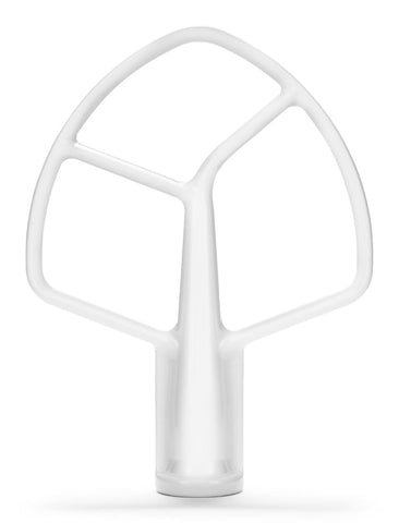 KitchenAid flat beater front view showing shape and fit benefit