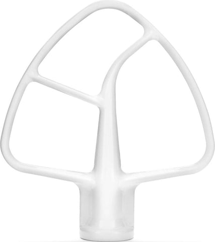 KitchenAid flat beater front view showing shape and connection hub for reliable mixing