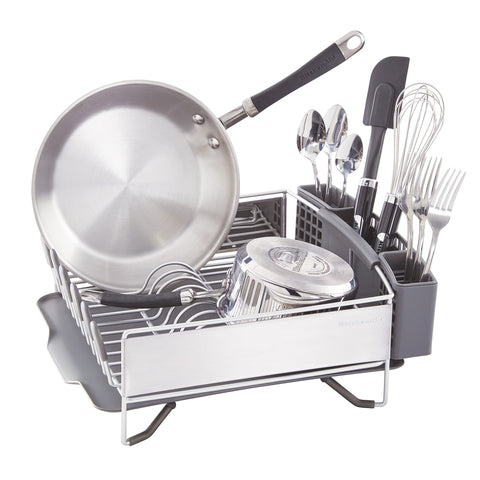 KitchenAid removable flatware caddy lifted away for easy unloading and organization