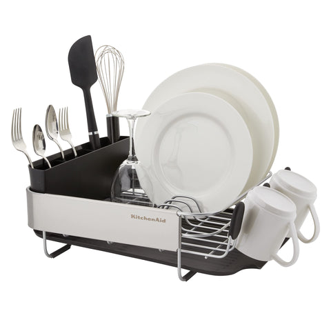 KitchenAid removable flatware caddy shown detached for easy unloading