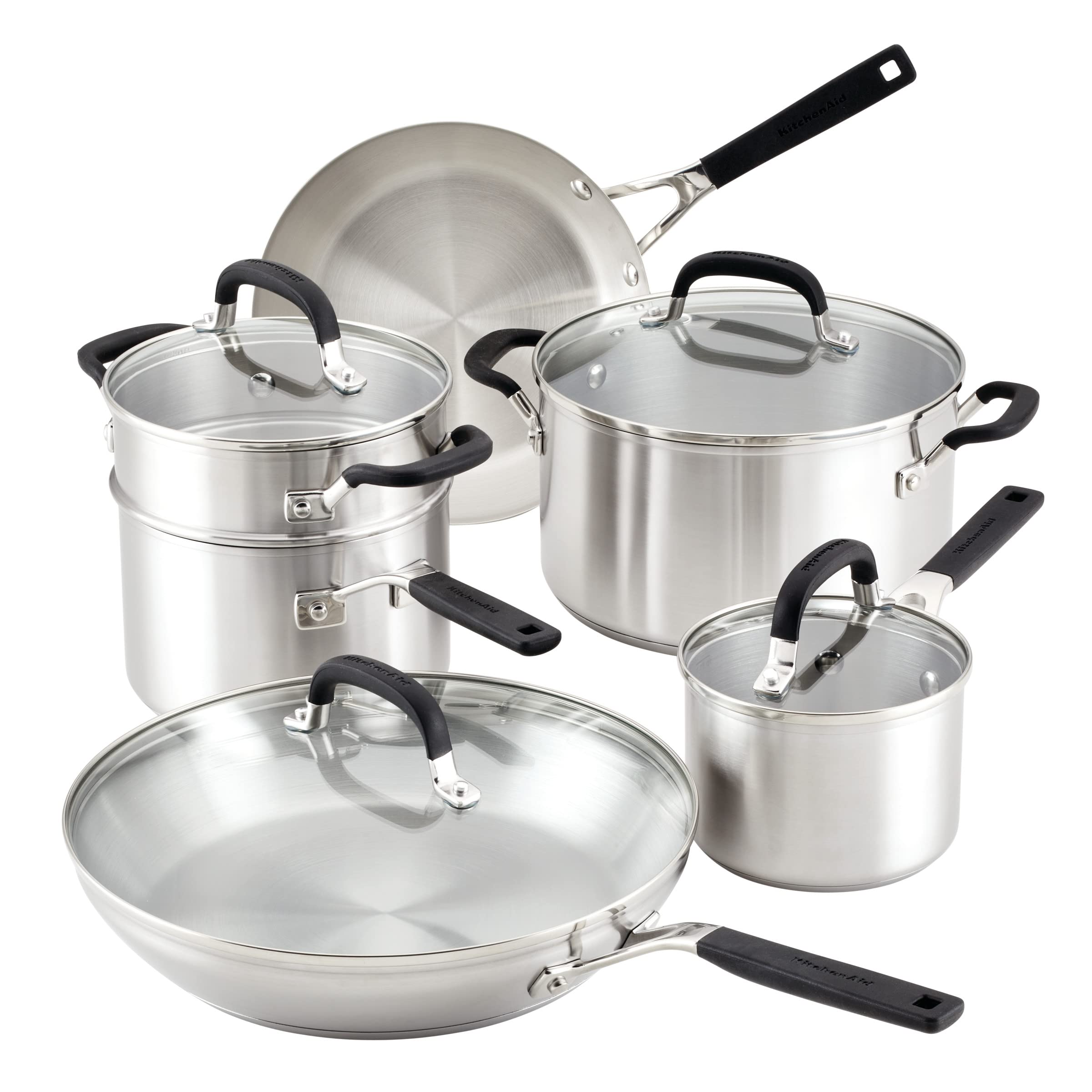 KitchenAid front product arrangement showing full 10-piece set and versatility