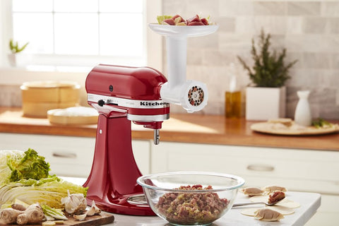 KitchenAid grinder storage case open for tidy organization benefit