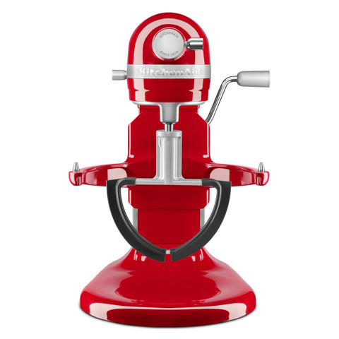 KitchenAid beater installed in bowl-lift mixer demonstrating efficient mixing