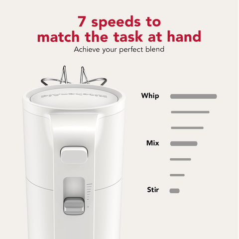 KitchenAid KHMR700 scale comparison in hand illustrating lightweight portability and easy handling