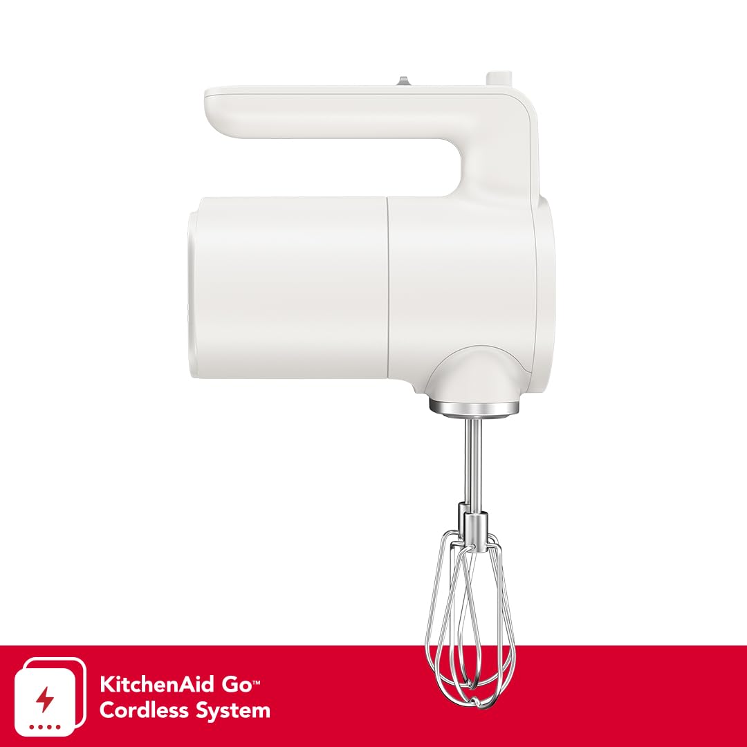 KitchenAid KHMR700 Turbo Beater II close-up showing stainless steel design for efficient mixing