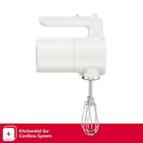 KitchenAid KHMR700 Turbo Beater II close-up showing stainless steel design for efficient mixing