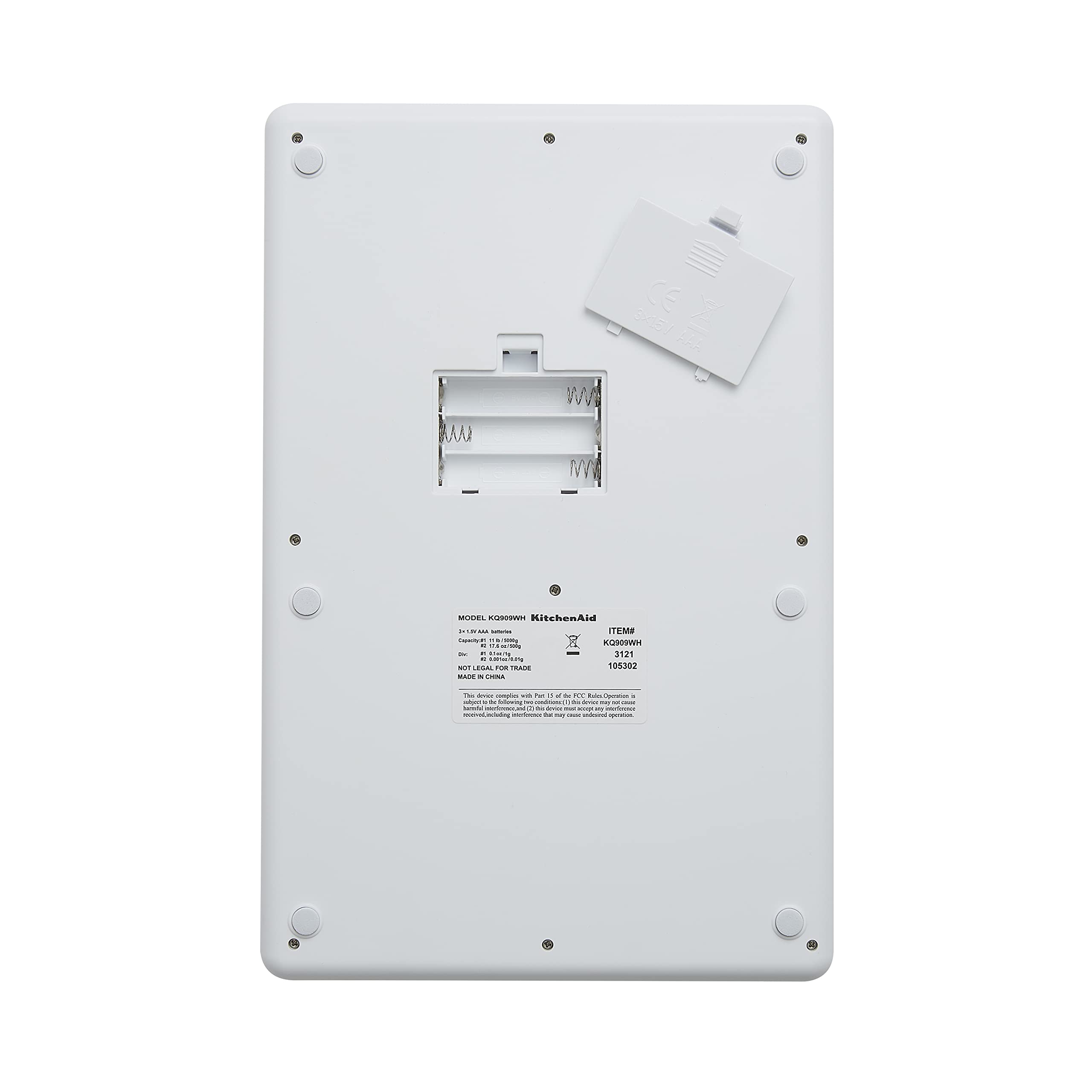 KitchenAid KQ909 side profile illustrating slim design for easy kitchen storage