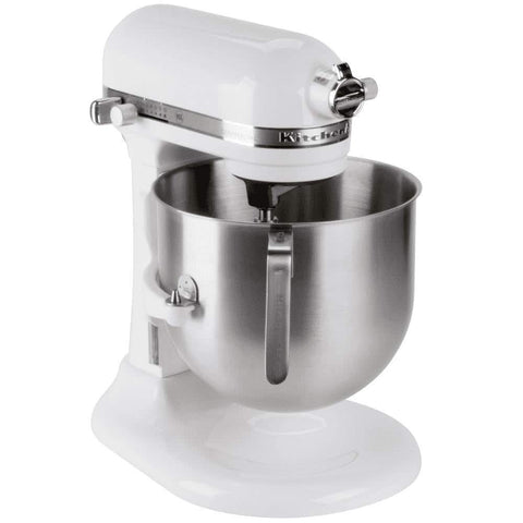 KitchenAid J hook handle close-up showing ergonomic grip for safer heavy-batch handling