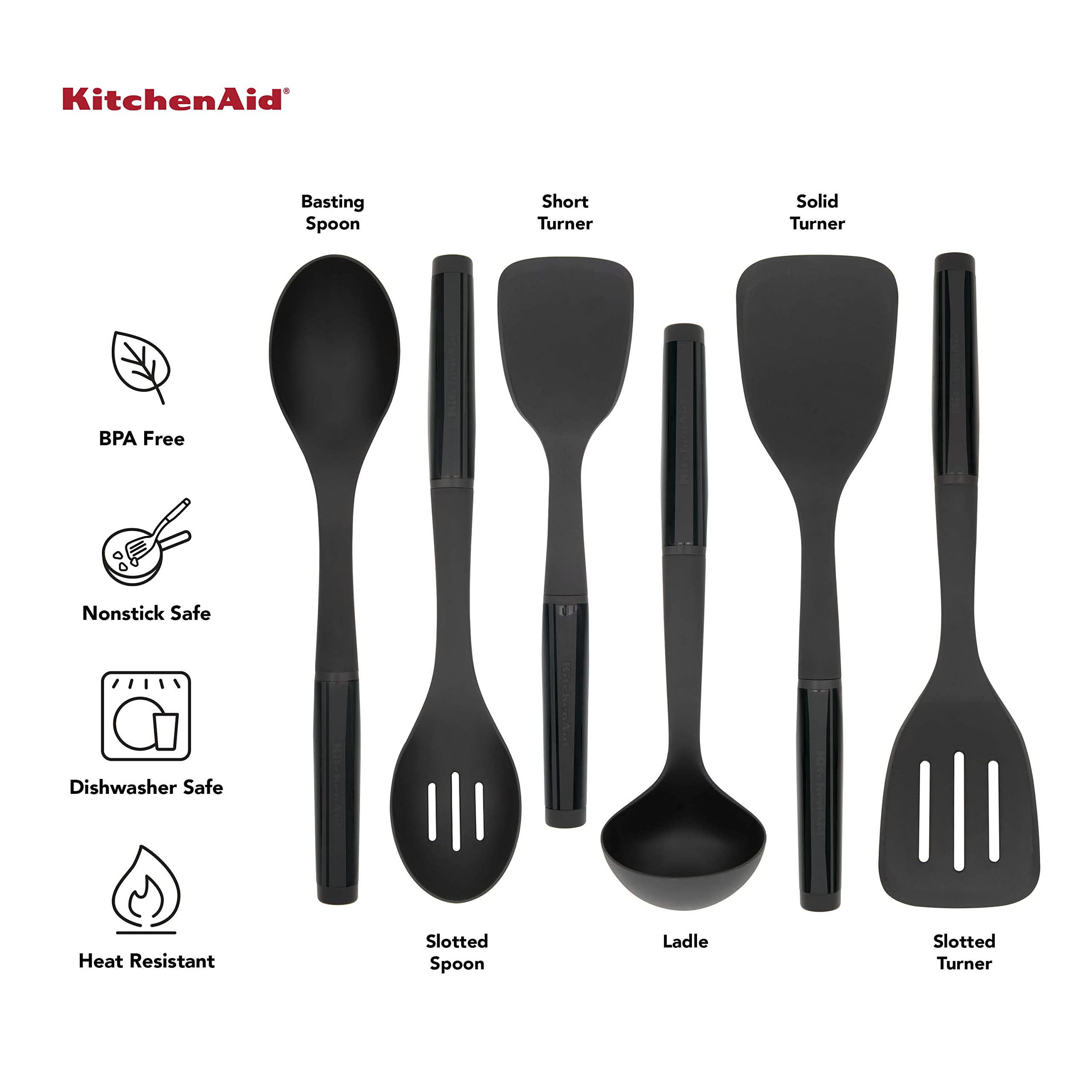 KitchenAid ladle in use serving soup for precise portioning
