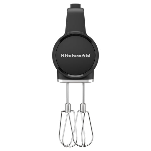 KitchenAid side profile in upright stand mode highlighting self-standing design and tidy countertop