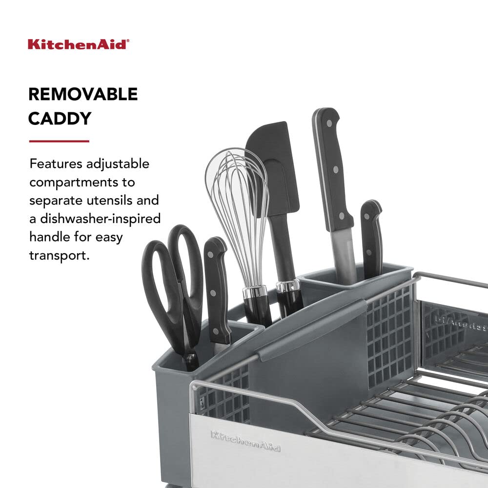 KitchenAid soft nonslip feet view protecting countertop and keeping rack stable
