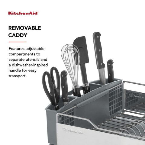KitchenAid soft nonslip feet view protecting countertop and keeping rack stable