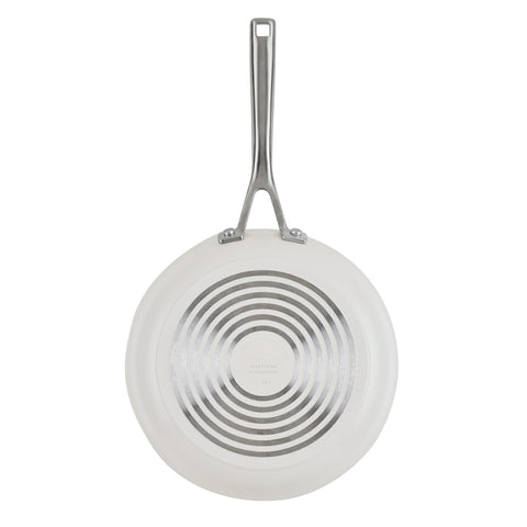 KitchenAid nonstick demo with egg sliding out demonstrating easy food release