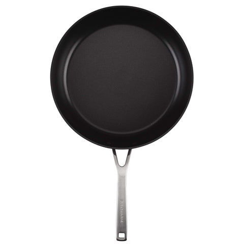 KitchenAid pan oven-ready without lid indicating high-temperature tolerance