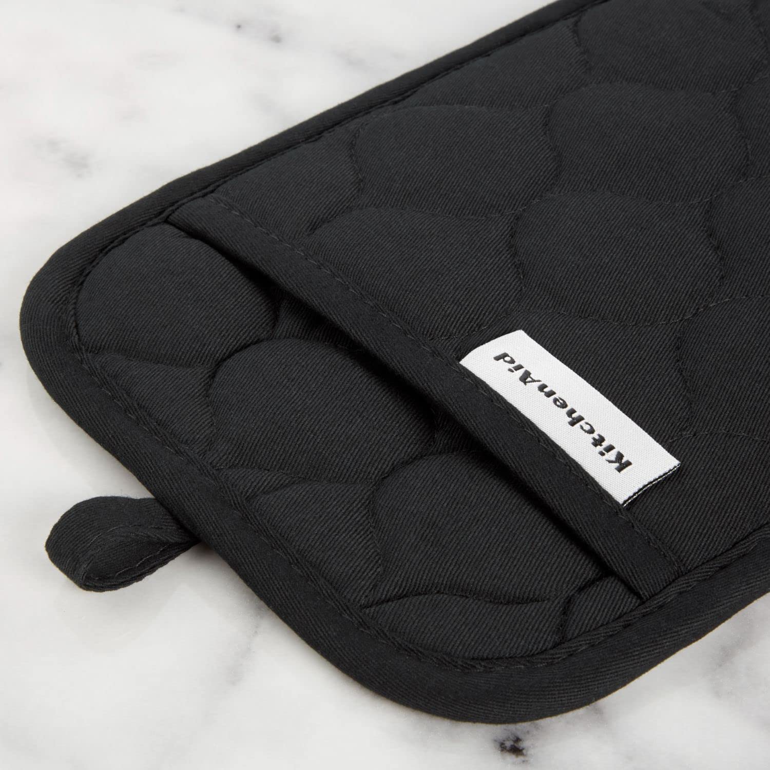 KitchenAid pot holder detail highlighting quilted layers for heat resistance