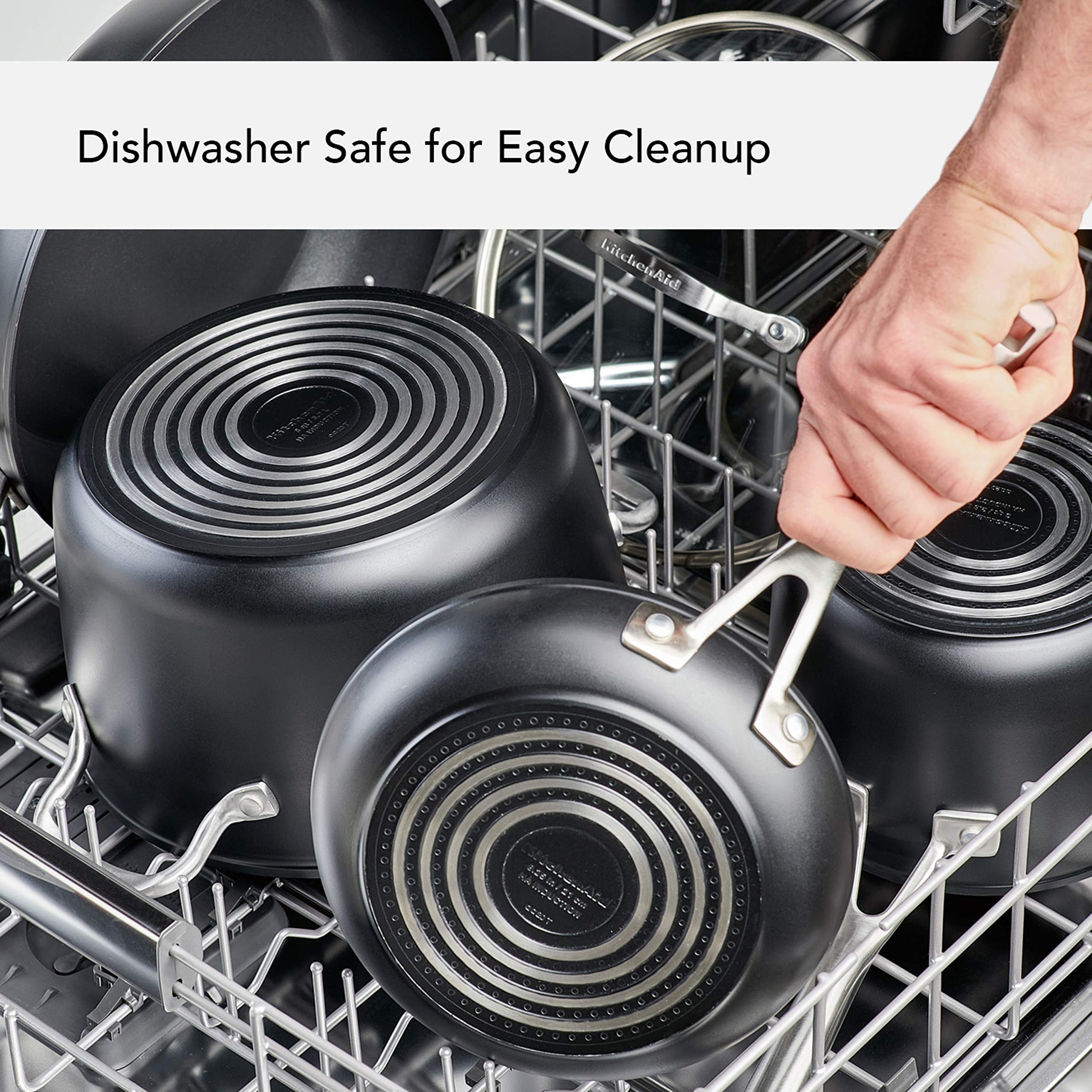 KitchenAid riveted handle attachment detail offering secure grip and durability