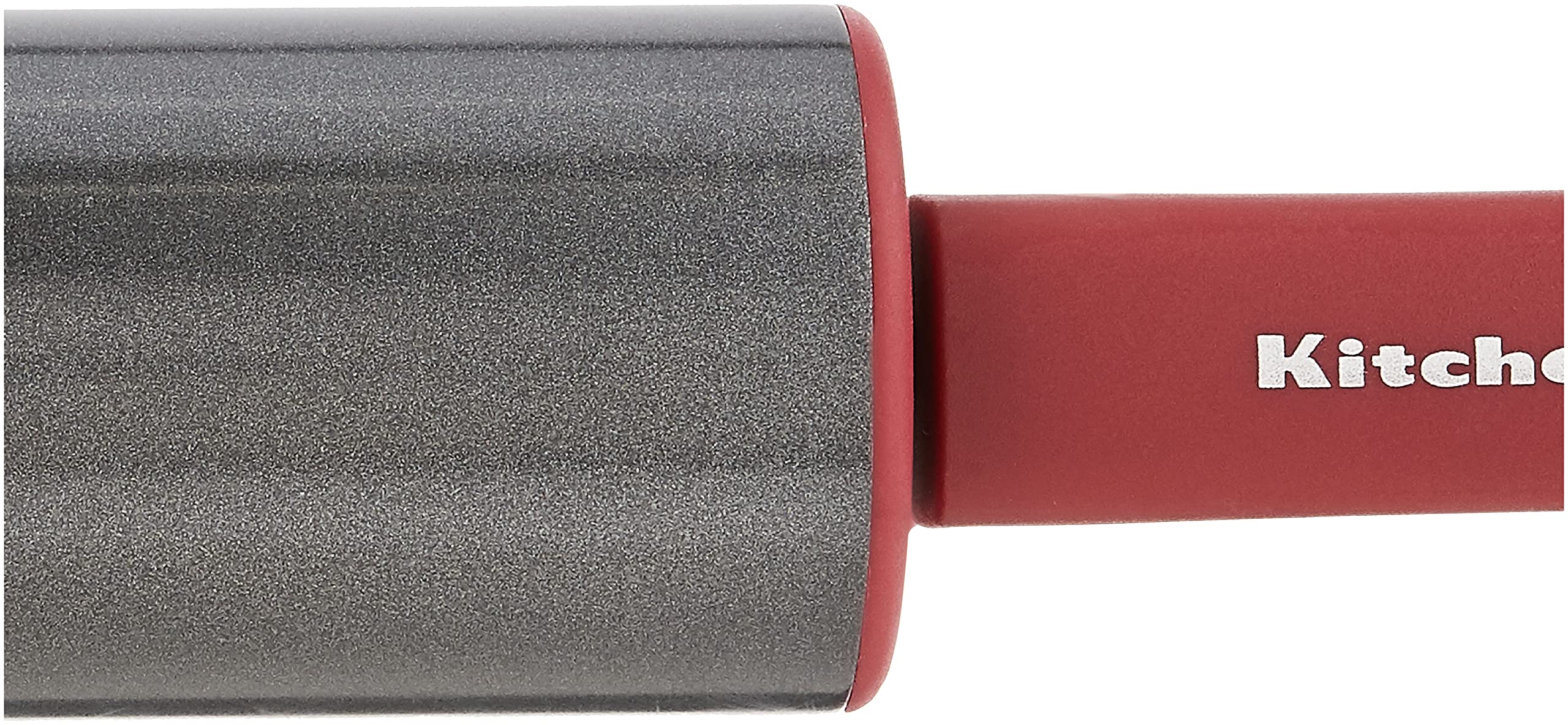 KitchenAid rolling pin beside ruler and dough to show 22-inch scale for big batches