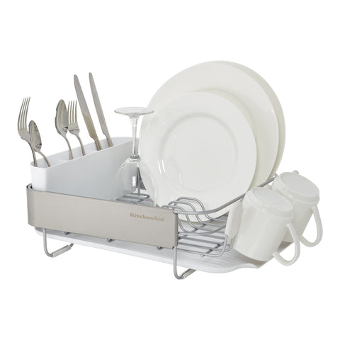 KitchenAid satin-coated wire close detail resisting rust and securing dishes