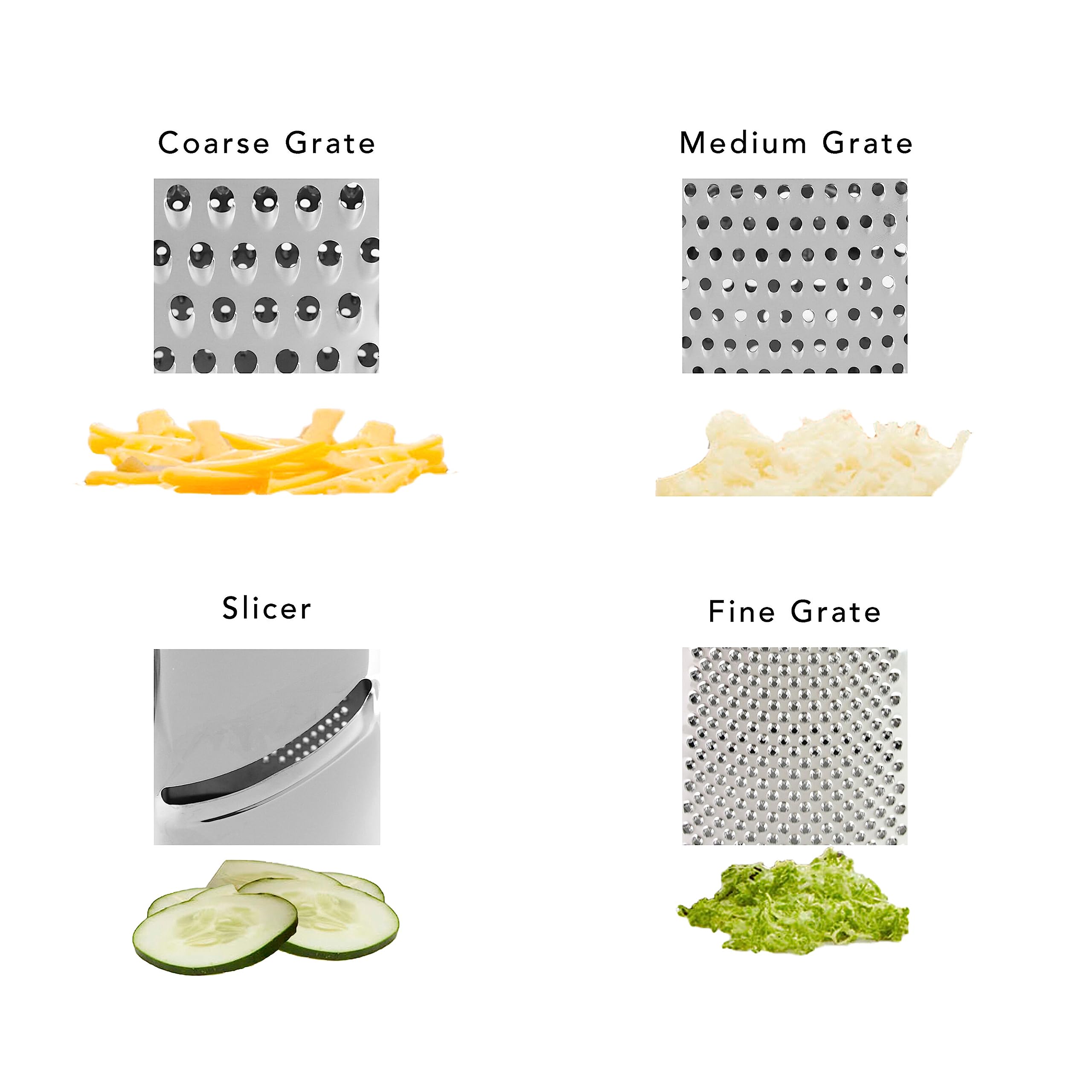 KitchenAid slicing blade producing even cucumber slices for tidy plating