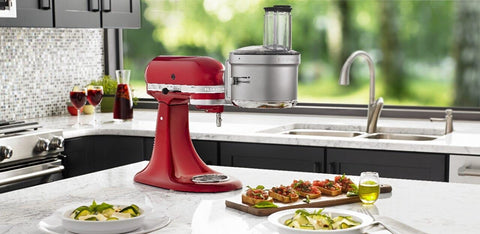 KitchenAid storage case and accessories organized for convenient storage