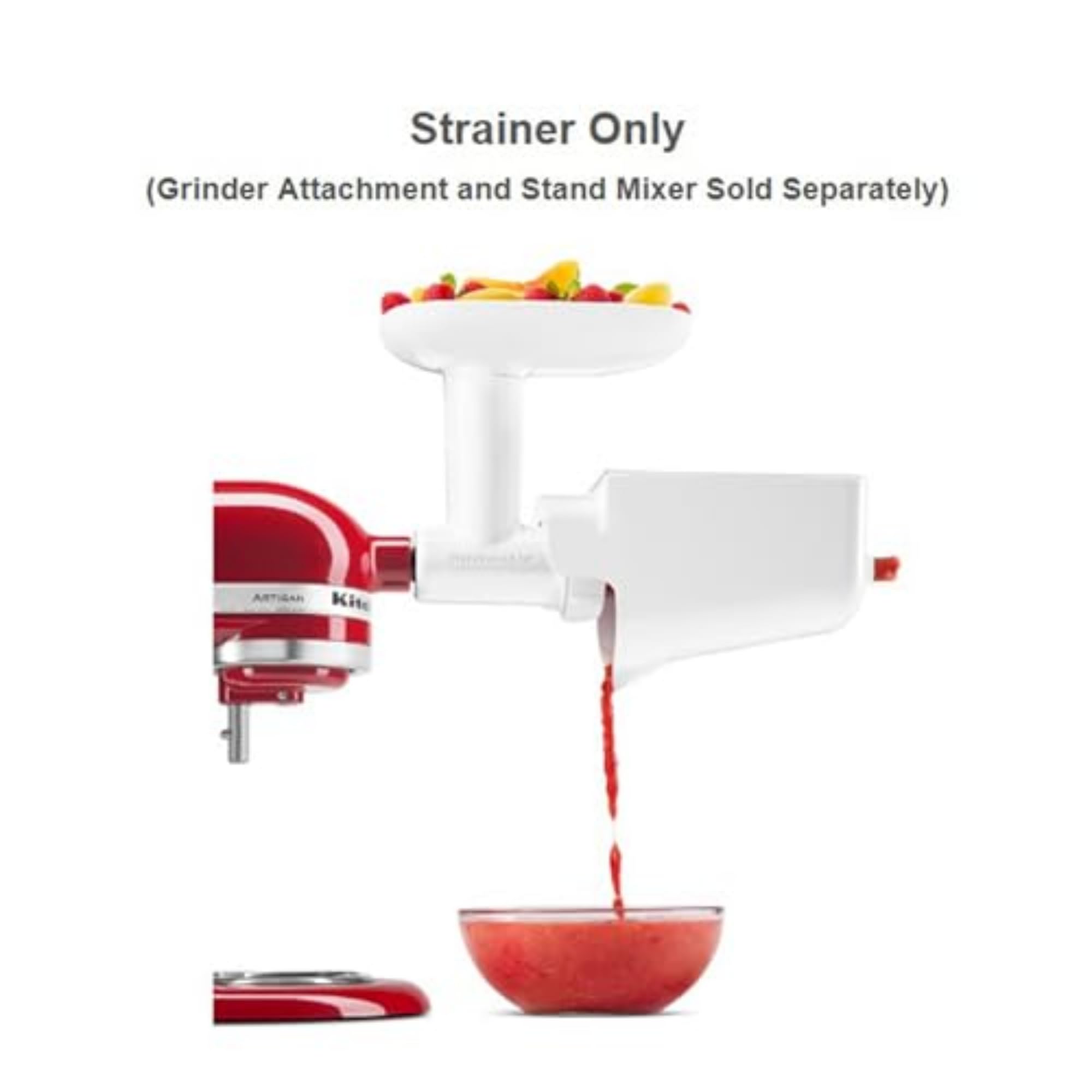 KitchenAid removable parts laid out for easy cleaning and organized storage