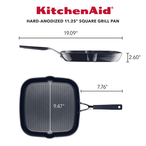 KitchenAid close-up of raised ridges highlighting sear capability and airflow benefit