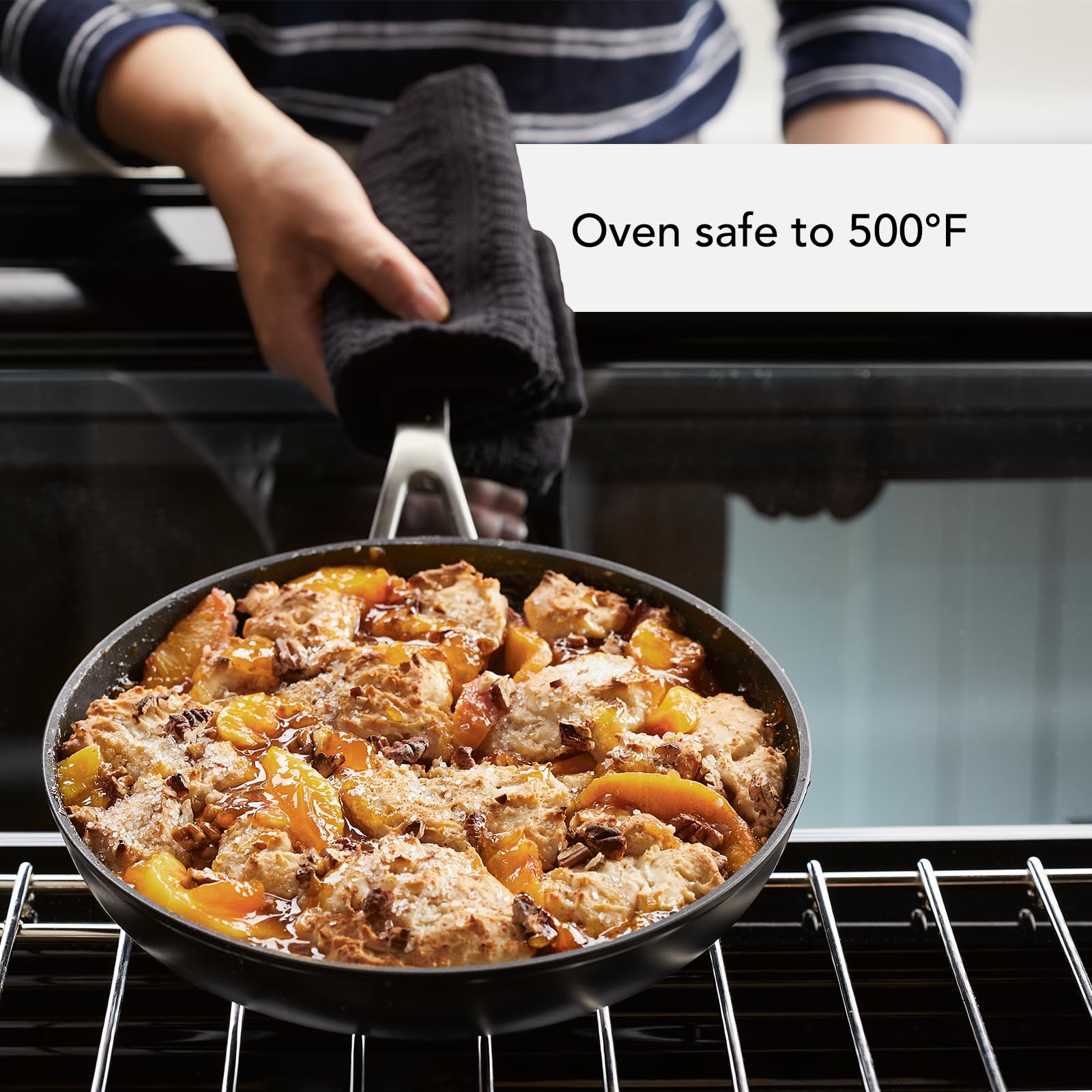 KitchenAid forged base profile demonstrating even heat distribution benefit