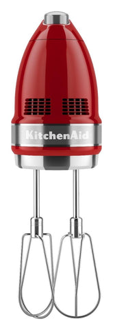 KitchenAid stainless steel Turbo Beater II close-up showing durable blades for dense batters