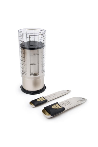 KitchenArt front packaging of the 3-piece gift set showing compact organized storage