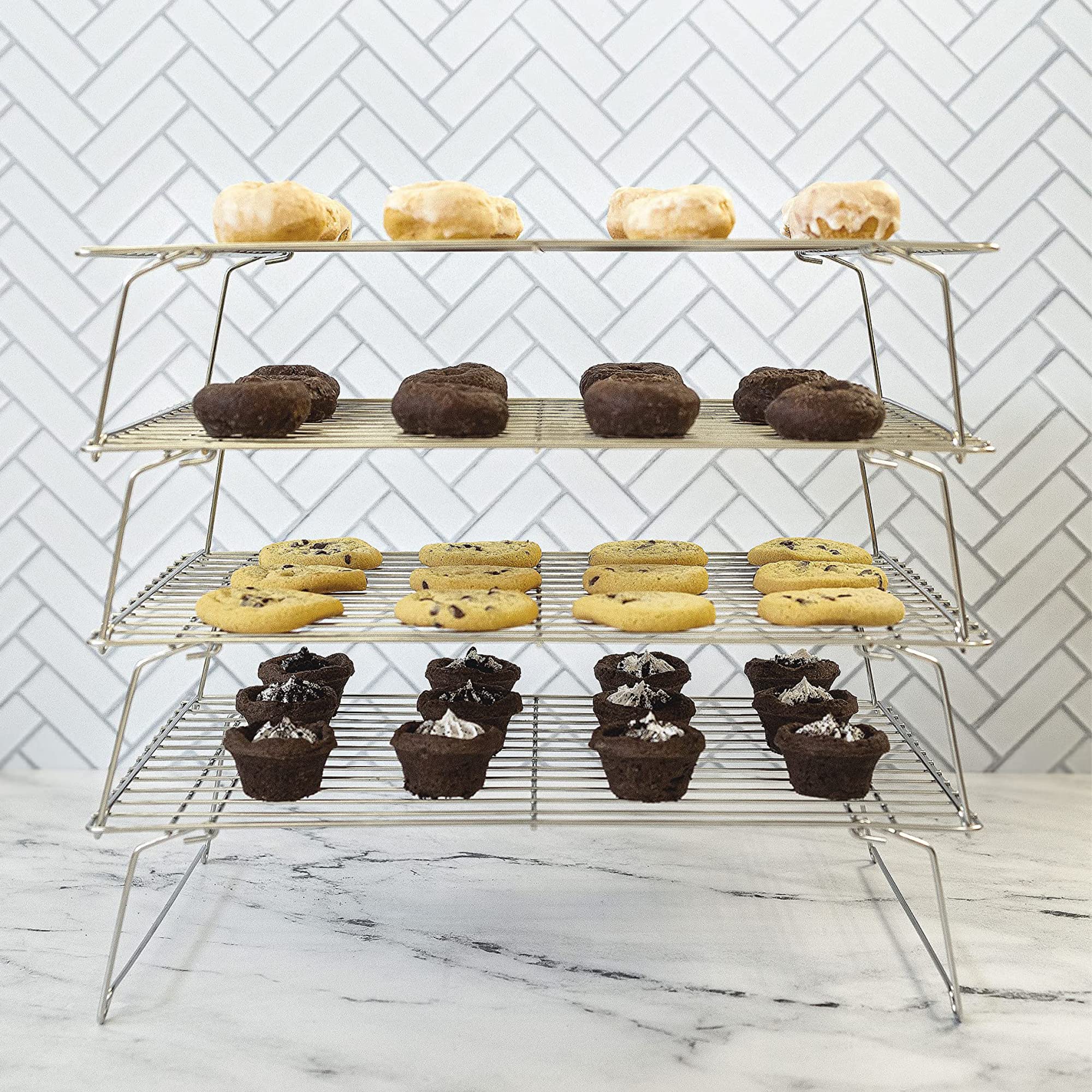 KITCHENATICS top-down single rack view highlighting dimensions and layout for even airflow