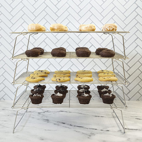KITCHENATICS top-down single rack view highlighting dimensions and layout for even airflow