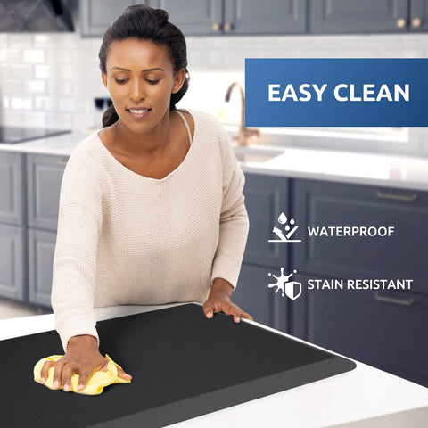 KitchenClouds mat placed in a kitchen providing supportive standing comfort