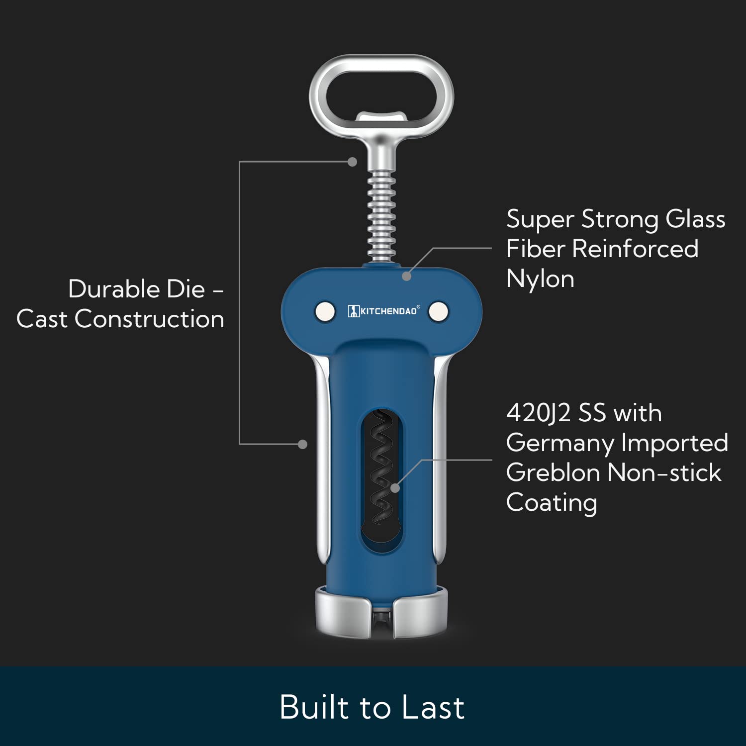 KITCHENDAO used as bottle opener on cap showing multipurpose convenience benefit