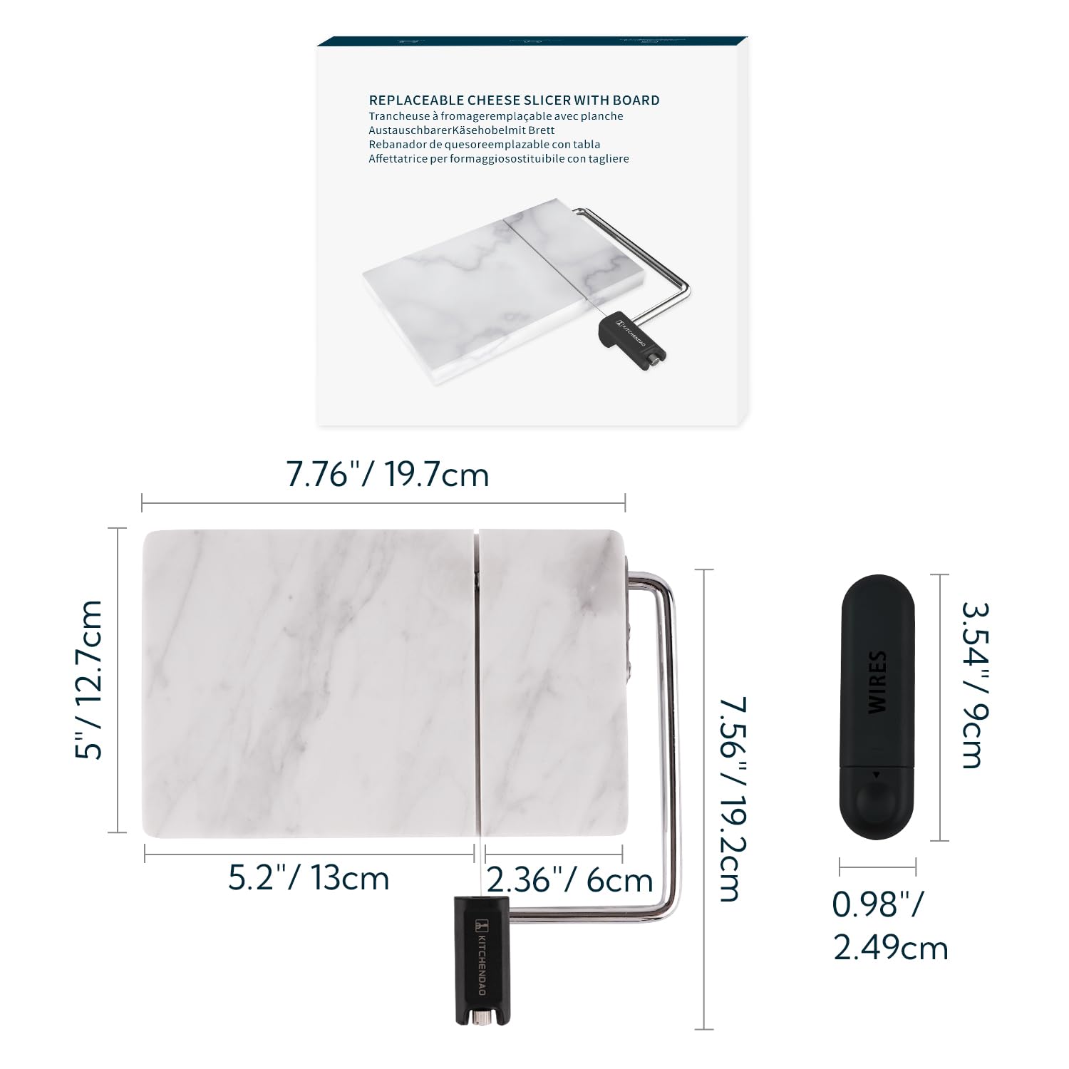 KITCHENDAO serving board on table for elegant presentation benefit