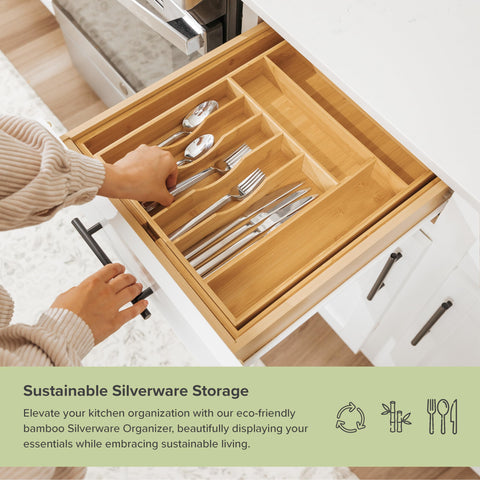 KitchenEdge expanded width demonstration fitting wider drawer for flexible storage