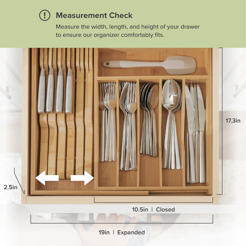 KitchenEdge side profile showing 2.7 inch height for extra storage capacity