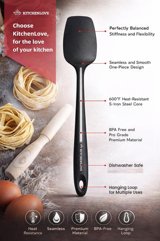 KITCHENLOVE cutaway showing S-iron steel core for strength