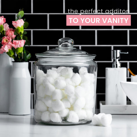 kitchentoolz jar on laundry shelf organizing detergent pods neatly