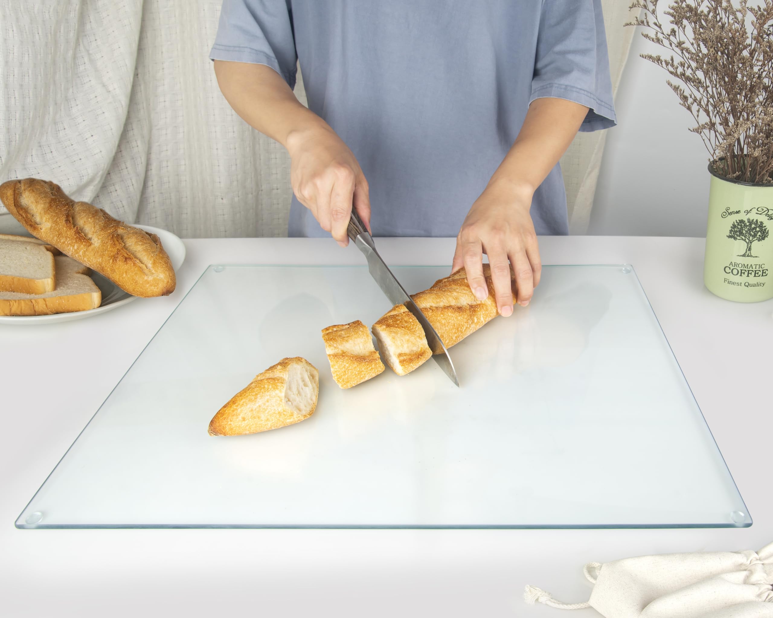 Kitchenville non-slip silicone feet and extra replacement foot ensuring stability and long-term use