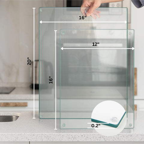 Kitchenville cutting board in use chopping vegetables for easy prep and hygienic surface