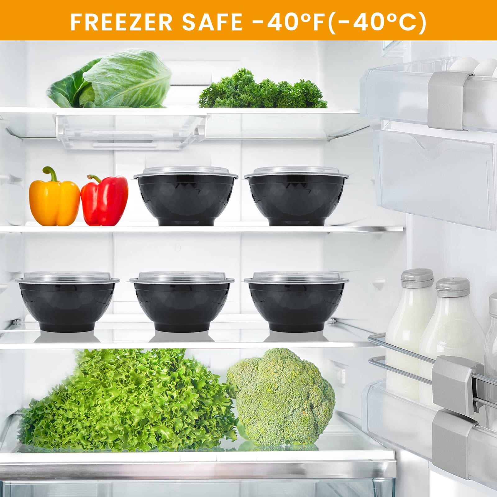 Kitch'nMore lid seal demo preventing spill to protect bag or refrigerator from leaks
