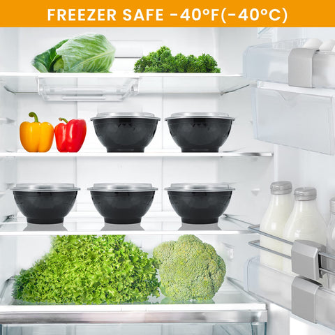Kitch'nMore lid seal demo preventing spill to protect bag or refrigerator from leaks