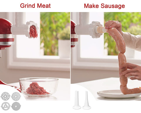 KitchTree sausage tubes laid out demonstrating stuffing options and control