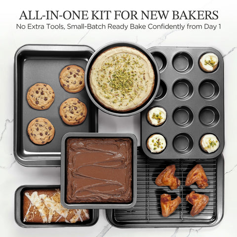 KITESSENSU cooling rack with baked goods highlighting quick cooling and crisp bottoms