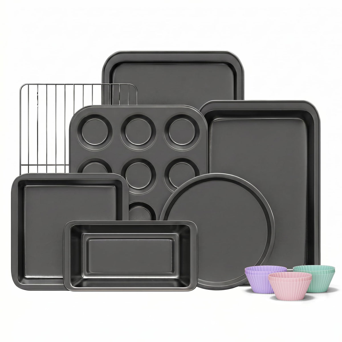 KITESSENSU front packaging showing the complete 19-piece compact bake set and benefits