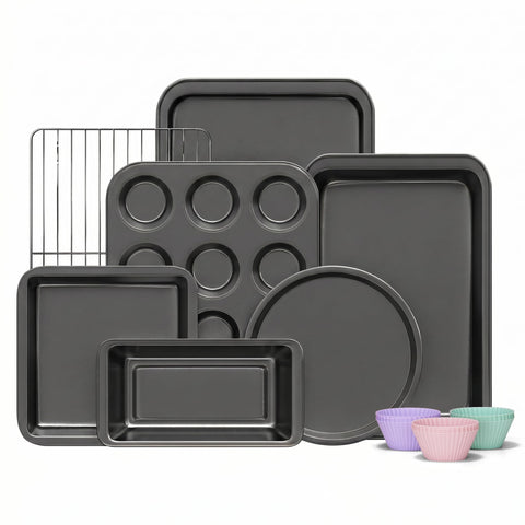 KITESSENSU front packaging showing the complete 19-piece compact bake set and benefits