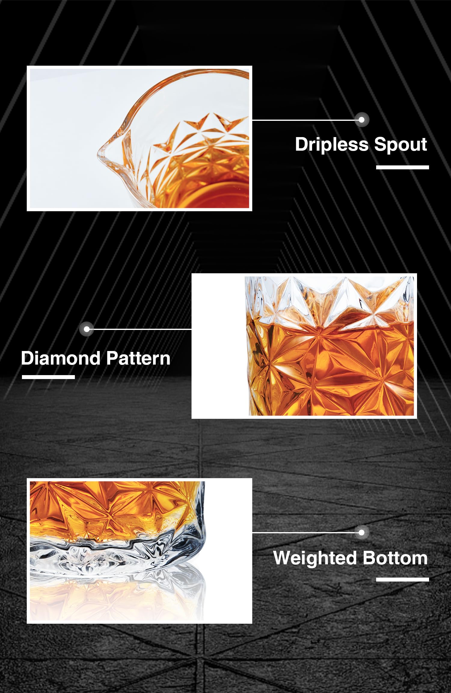 KITESSENSU weighted base detail providing balance and stability during stirring