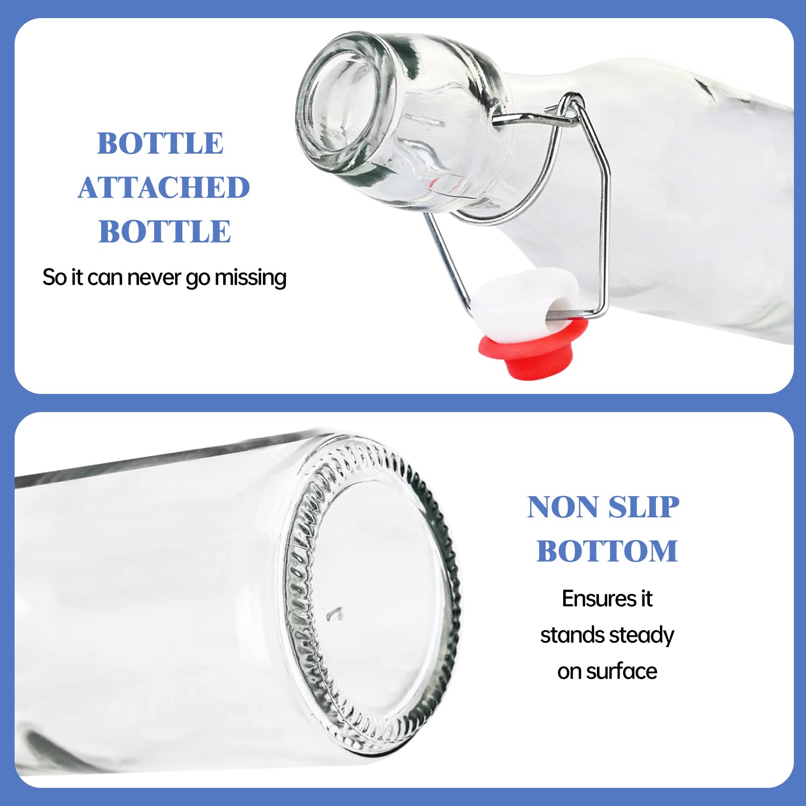 KITGLASCUP pouring through included silicone funnel for mess-free filling