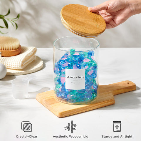 KitHero scoops and labels arrangement showing measuring tools and identification
