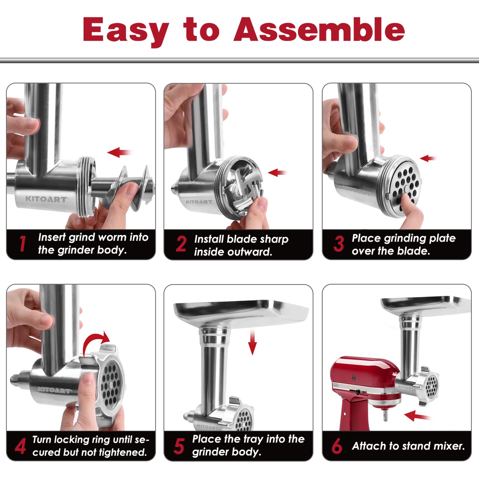 KITOART sausage tubes and accessories included for versatile sausage making